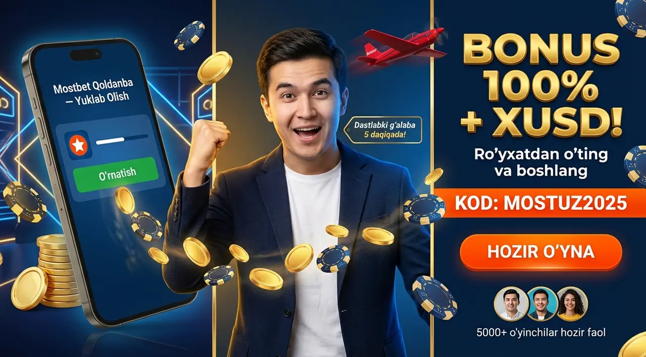 MOSTBET Қолданба — Юклаб Олиш ва Ўрнатиш